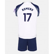 Tottenham Hotspur Cristian Romero #17 Hjemmedraktsett Barn 2025-26 Kortermet (+ Korte bukser)